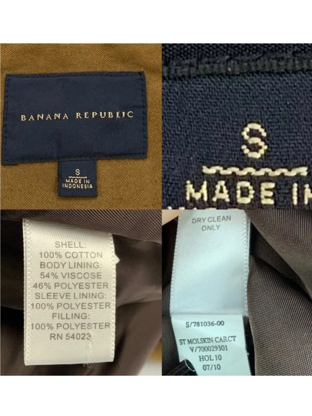 Banana Republic Mens Moleskin Car Coat S Brown Fall Fashion